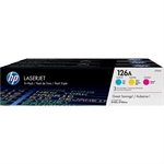 HP 126A toner pack cian-magenta-amarillo CF341A | HPB-CF341A_R